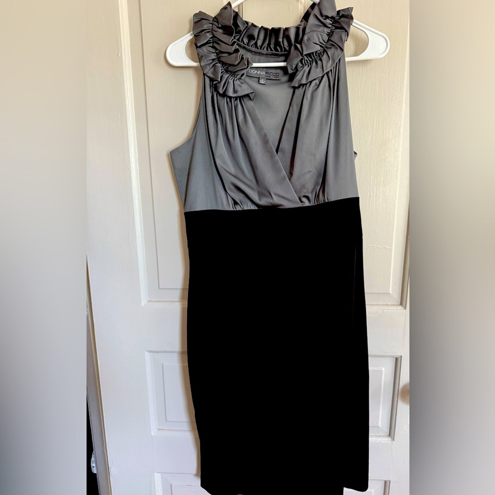 Black and Gray cocktail dress